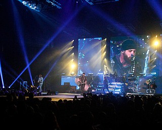 Country artist Brantley Gilbert performs "The Devil Don't Sleep" tour at  the Covelli Centre in Youngstown on Friday, Feb. 17, 2017. The tour heads to Florence, SC on Saturday, Feb. 18, 2017...(Nikos Frazier | The Vindicator)..