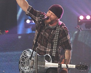 Country artist Brantley Gilbert performs "The Devil Don't Sleep" tour at  the Covelli Centre in Youngstown on Friday, Feb. 17, 2017. The tour heads to Florence, SC on Saturday, Feb. 18, 2017...(Nikos Frazier | The Vindicator)..