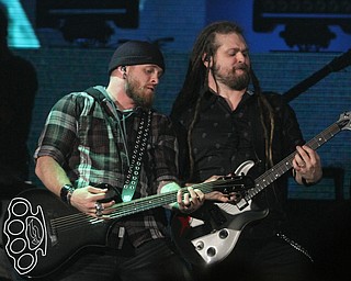 Country artist Brantley Gilbert performs "The Devil Don't Sleep" tour at  the Covelli Centre in Youngstown on Friday, Feb. 17, 2017. The tour heads to Florence, SC on Saturday, Feb. 18, 2017...(Nikos Frazier | The Vindicator)..