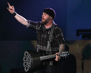 Country artist Brantley Gilbert performs "The Devil Don't Sleep" tour at  the Covelli Centre in Youngstown on Friday, Feb. 17, 2017. The tour heads to Florence, SC on Saturday, Feb. 18, 2017...(Nikos Frazier | The Vindicator)..