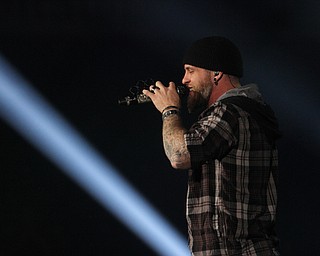 Country artist Brantley Gilbert performs "The Devil Don't Sleep" tour at  the Covelli Centre in Youngstown on Friday, Feb. 17, 2017. The tour heads to Florence, SC on Saturday, Feb. 18, 2017...(Nikos Frazier | The Vindicator)..