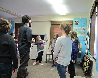 Neighbors | Alexis Bartolomucci.The children who attended the Geology Rocks program at Ford Nature Center stood in a circle and played a game about rocks on Feb. 4.