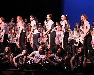 Neighbors | Abby Slanker.The Canfield High School choral department gave their audience a blast from the past by performing songs from 1950s to the 1990s during the Canfield Choral Boosters ‘Blast From The Past’ Dinner Theater on Jan. 28.