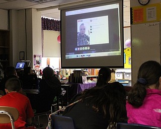 Neighbors | Abby Slanker.Fifth-grade students at Canfield Village Middle School enjoyed a ‘visit’ to their classroom from Captain Katrina Moon, a bioastronautical engineer, Jan. 26. Science teacher Valerie Weingart invited to speak to her students through Facebook Live.