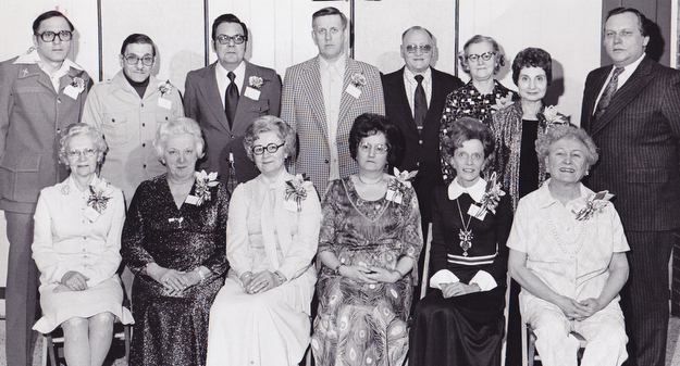 Strouss 25 year club members 1976.