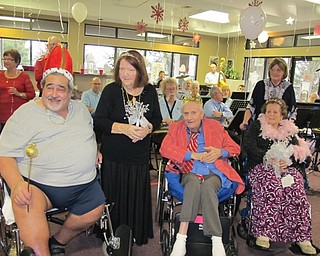 Neighbors | Alexis Bartolomucci.Beeghly Oaks residents were selected as Beeghly Oaks king, queen, prince and princess during the Valentine's Day Gala event on Feb. 12. Pictured are, from left, King Richard Agnesi, Princess Esther Woodruff, Prince Jerry DeCerbo and Queen Florence Pezzenti.