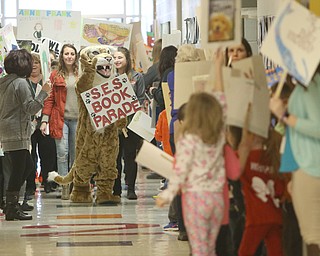 Struthers Elementary School students finished Right to Read week with a book parade through the halls of the school.