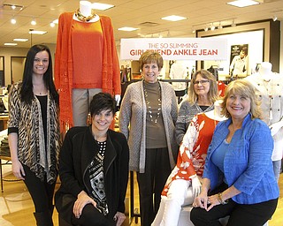 Garden Forum of the Greater Youngstown Area, Inc., will host its annual spring meeting, luncheon and fashion show April 8 at the Davis Center in Fellows Riverside Gardens, 123 McKinley Ave., Youngstown. Registration will take place from 10:30 to 11 a.m. followed by a welcome and awards presentation. A chicken cutlet lunch will be served by Kravitz Deli at noon, including pineapple and papaya salsa on vegetable fried rice, snow peas, salad, upside-down pineapple cake and beverages. Chico’s of Boardman will present a fashion show at 1 p.m. Raffle drawings will close the program at 2. The event is open to the public, with general tickets at $25 each and $20 for members. Reservations, including the names and garden club affiliations of those attending, if applicable, must be received and paid by March 25. Checks should be made payable to and mailed to the Garden Forum at 123 McKinley Ave., Youngstown, OH 44509. Preparing for the event, from left, are Candice Lawson and Leah Ashton of Chico’s; JoAnn Vlacancich, president of Garden Forum; Regina Humphries, member of Lowellville Garden Club; and Patti Reitman, president of Lowellville Garden Club. SPECIAL TO THE VINDICATOR