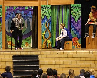 Neighbors | Abby Slanker.The Great Lakes Theater Education Department presented “The Jabberwocky” at Canfield Village Middle School for the fifth- and sixth-grade students on Feb. 24. The performance was made possible by a donation to the school from the Junior Women’s League of Canfield.