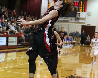 Chase Ackerman(24) of Salem goes up for a layup during the 2nd half as Salem takes on Poland Seminary, Thursday, March 9, 2017 at Boardman High School. Salem won 70-66...(Nikos Frazier | The Vindicator)..