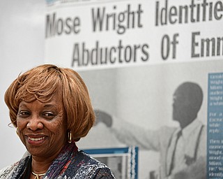 COLUMBIANA, OHIO - MARCH 9, 2017: Janice W. Kelsey speaks to the english class of Jackie Mercer about her experience with the Children's March and Civil Rights in her childhood, Thursday morning at Crestview High School. .