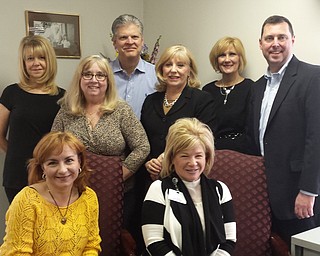 
Members of the planning committee for the Alzheimer’s Association “Paint the Night Purple” include, in front from left, Connie Pierce and Linda Schwab, and in back, Johanna Nuzzo, Kelly Averback, Jeff Kelly, Helen Paes, Mickey Meelich and David Keast. Other committee members are Pam Rogers and Janie Skusa. SPECIAL TO THE VINDICATOR