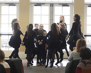 The Burke Irish Dancers perform at the Poland Library, Saturday, March 11, 2017 in Poland. ..(Nikos Frazier | The Vindicator)..