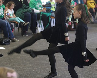 The Burke Irish Dancers perform at the Poland Library, Saturday, March 11, 2017 in Poland. ..(Nikos Frazier | The Vindicator)..