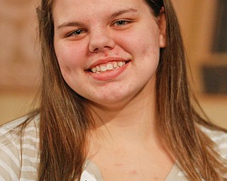        ROBERT K. YOSAY  | THE VINDICATOR.     .Macey Stancato ..West Branch eighth grade student Macey Stancato wins the 84th Regional Spelling Bee spelling the championship word "sarcoidosis" correctly..Poland's Sophie Sainato won second place and four-time returnee Angela McKenna from Girard won third place...-30-