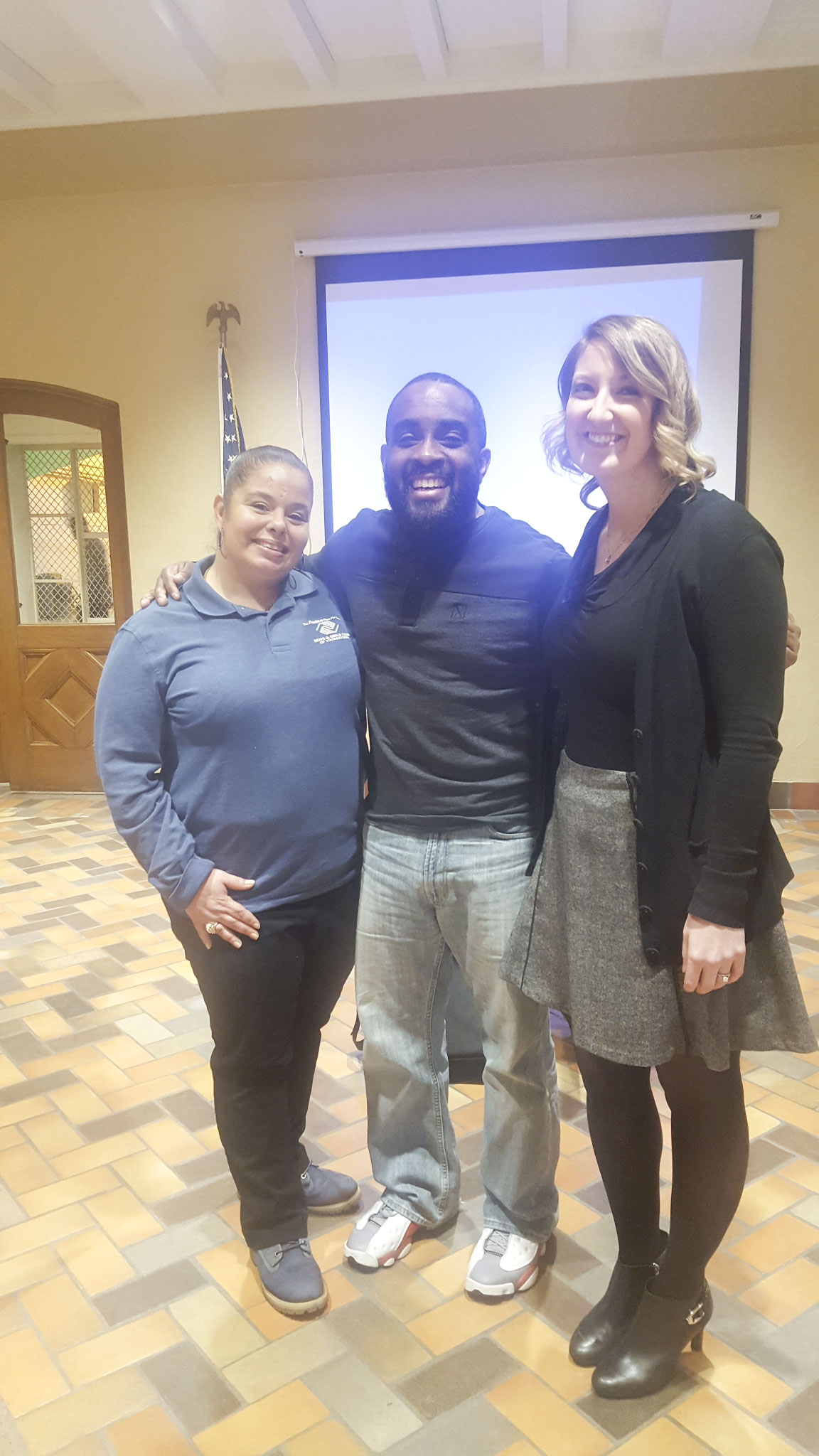 SPECIAL TO THE VINDICATOR
Kiwanis Club of Youngstown hosted the Boys & Girls Club of Youngstown as guests during its March 3 meeting. Laura Weymer, club director of development, and Randi Russell, unit director, gave a report of the organization’s local after-school programs and future plans. Above, from left, are Russell; Landon Brown, Kiwanis Club president-elect; and Weymer. The Kiwanis chapter meets at noon each Friday at the downtown YMCA. Guests are always welcome.