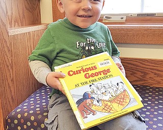 SPECIAL TO THE VINDICATOR
Carver is the first child at Leetonia Community Public Library to sign up for the national 1,000 Books Before Kindergarten reading program. The program encourages families and caregivers to read at least 1,000 books with children before they enter kindergarten. Reading to preschool-age children builds vocabulary, language skills, and helps prepare them with the skills they need for school. In as little as 15 minutes a day, families can build the skills for success in school and life.