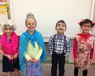 Neighbors | Submitted.Students in Samantha Cox's class at Poland North Preschool dressed up to celebrate the 100th day of school on Feb. 13.
