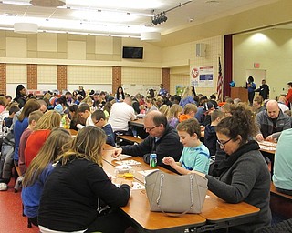 Neighbors | Alexis Bartolomucci.Families and students came to Austintown Intermediate School on March 3 to play Bingo for the annual Family Bingo Night.