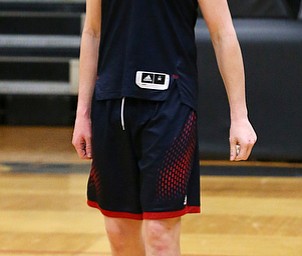 MICHAEL G TAYLOR | THE VINDICATOR- 03-17-17  -Basketball-  JFK's #33 Justin Bofenkamp reacts to the loss.  D4 Regional Final, Cleve Luthern East Falcons vs JFK Eagles at Canton Fieldhouse in Canton, OH