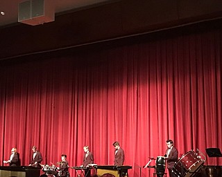 Neighbors | Alexis Bartolomucci.The percussion ensamble played a piece during the Winter Concert at Boardman High School.