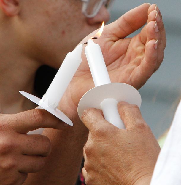        ROBERT K. YOSAY  | THE VINDICATOR.. Christopher Bridges was shot and killed on January 25, the cityÕs first homicide this year. No one has been caught or charged. His sister, Breanna,Bridges  had  a vigilon Republic Ave. ..Boyfriend is Gabe Feltz ..-30-