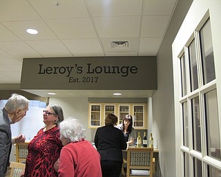Neighbors | Alexis Bartolomucci.Leroy's Lounge was created in the expansion of in honor of a resident at the Poland Shepherd of the Valley who passed away.