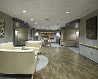 Neighbors | Alexis Bartolomucci.The wings of the expansion of Poland Shepherd of the Valley included couches, chairs and a television to provide a place for families to gather when they visit.