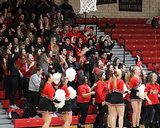 Neighbors | Abby Slanker.Members of the Canfield High School senior class cheered on their fellow classmates during the school’s Sprit Week pep rally on Feb. 16.
