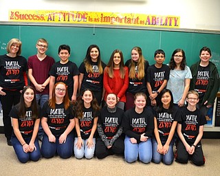 Neighbors | Submitted.Members of the Canfield Village Middle School MathCounts program participated in the MathCounts competition at Youngstown State University on Feb. 9, with a team placing first in the competition and moving on to the state competition at Columbus State Community College in Columbus on March 11. The team is coached by CVMS math teacher Shelly Dwyer.