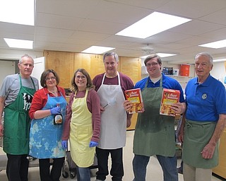 Neighbors | Alexis Bartolomucci.Austintown Kiwanis Club members made pancakes, eggs and sausage for the annual pancake breakfast on March 18. Pictured are, from left, Dave Schnurrenberger, Dianne Fry, Jennifer Kurish, Mike Kurish, Kurt Olding and Dave Ritchie.