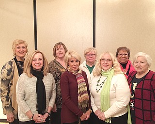 Trumbull County Federated Democratic Women’s Club recently hosted the March meeting of the Warren City Greater Federation of Women’s Clubs at Ciminero’s Banquet Hall, Niles. The host club provided dessert, table decorations and raffle prizes. Attendees took donations for Someplace Safe as part of their community outreach. Pam Vines, GFWC LEADS program participant, was the guest speaker. Members of the host club, in front from left, are Barb Simeone-Wike, Patty Baker, Mary Brown and Judie Hartley. In back, are Linda Marchese; Cindy Gorse, president; Rose Stockton; and Fran Wilson. Women’s clubs seeking information about joining the Warren City Federation of Women’s Clubs should call Margaret Petrosky at 330-652-2037. SPECIAL TO THE VINDICATOR