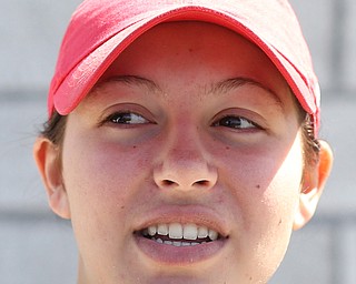 Youngstown State junior outfielder Cali Mikovich(4) after the UIC Flames defeated the Youngstown State Penguins, 2-1, Sunday, April 9, 2017 at the YSU Softball Field. ..(Nikos Frazier | The Vindicator)..