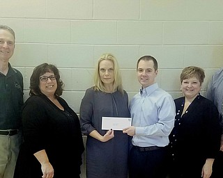 SPECIAL TO THE VINDICATOR
Salem Community Center, Salem Rotary Club and Kiwanis Club of Salem recently hosted their seventh annual Fat Tuesday Feed the Pantry, and raised $3,000 for the Salem Community Pantry with the sale of 350 tickets. From left are Mark Equizi, Kiwanis and Salem Community Center; Gina Dermotta, Rotary; Heather Young, executive director of Salem Community Center; Matt Bender, treasurer of Salem Community Pantry; Kelly Darney, Rotary president; and Chris Harn, Kiwanis president.