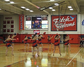 Neighbors | Alexis Bartolomucci.The Fitch Cadets performed during a break at the staff versus students basketball game on March 20 at Austintown Fitch High School.