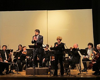 Neighbors | Alexis Bartolomucci.Youngstown Symphony Orchestra director Randall Craig Fleischer spoke to the Poland elementary students during the concert on March 22.