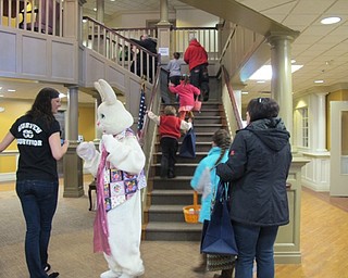 Neighbors | Alexis Bartolomucci.Children searched the Commons at Greenbriar for the 2,000 eggs that were planted for the Egg Hunt on April 1.