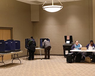 Low turnout at St. Christine Parish Center, Tuesday, May 2, 2017 in Youngstown. ..(Nikos Frazier | The Vindicator)..