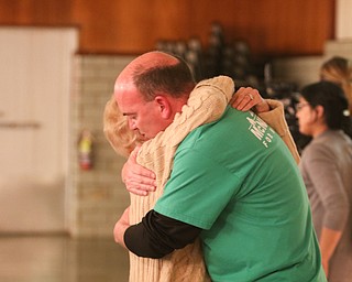 ROBERT K. YOSAY | THE VINDICATOR..Mayor John McNally as he talks and thanks his supporters after losing the race to Jamal Tito Brown