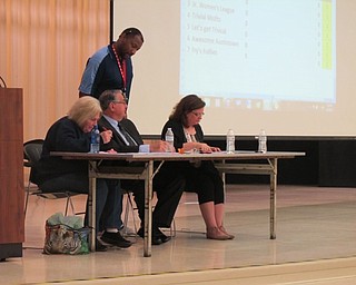 Neighbors | Alexis Bartolomucci.The judges looked over the answer sheets during the first annual Austintown Kiwanis Trivia Night on April 28.