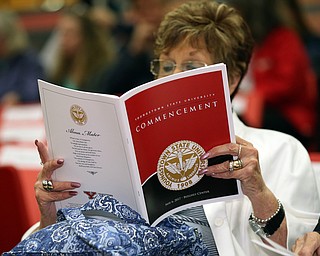 MICHAEL G TAYLOR | THE VINDICATOR- 05-06-17 Youngstown State University (YSU) Commencement at Beeghly Center on YSU campus.