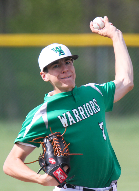 William D Lewis The Vindicator  WB's Brant Alazzaus(7) delivers during 5-9-127 win over Hubbard at WB.