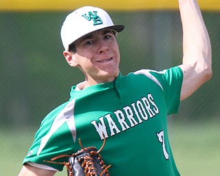 William D Lewis The Vindicator  WB's Brant Alazzaus(7) delivers during 5-9-127 win over Hubbard at WB.