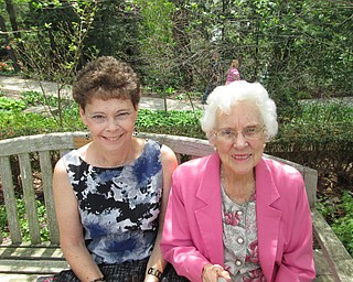 Theresa Semchee and her mother, Norita Morrison, both of Youngstown, spent a past Mother’s Day visiting Fellows Riverside Gardens at Mill Creek MetroParks.