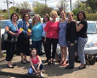 Joining for a family photo was Jean Hull of Youngstown along with her daughters, granddaughters and great-granddaughter.