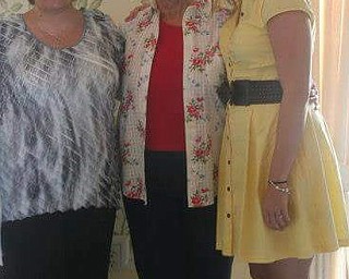 Kelly Dangler of Columbiana got together with her mother, Kim Powell of Salem, left, and grandmother, Carol Roher, also of Salem.