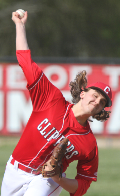 William D. Lewis The Vindicator  Columbiana pitcher Jake Clark delivers during 5-10-17 game with Crestview.