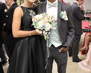 Neighbors | Abby Slanker.Lexi Burdman and Satyam Patel attended the Canfield High School Prom Promenade before heading to the prom at Mr. Anthony’s on May 6.