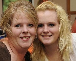 Enjoying some time together are Sarah Lowrey and her daughter, Jessica Lowrey, both of Petersburg.