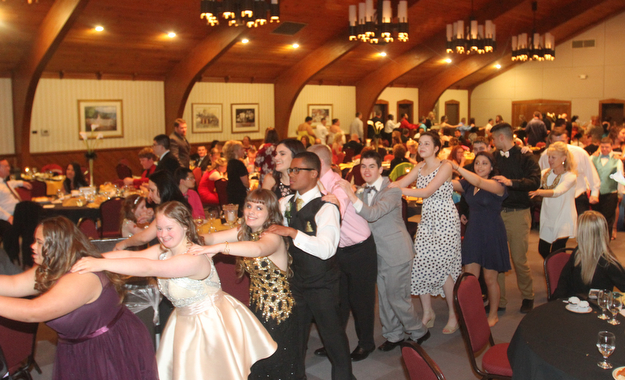 William D Lewis The Vindicator  Students dance at special needs prom.